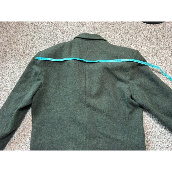 GAP Classic 3 Button Men’s Oversized blazer Wool Blend, Green; Vintage 80's-90's - Picture 5 of 10